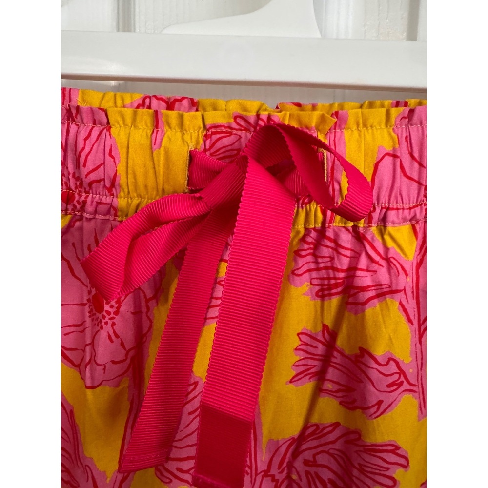 Mersea Over the Cotton Moon Block Poppy Pajama Set Travel Bag S NWT - Picture 8 of 10